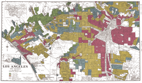 LA Redlining Map
